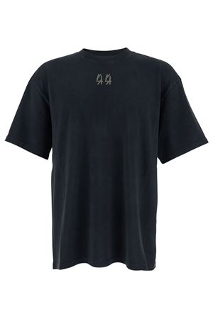 T-shirt in cotone nero 44 LABEL GROUP | B0030556FA673P731